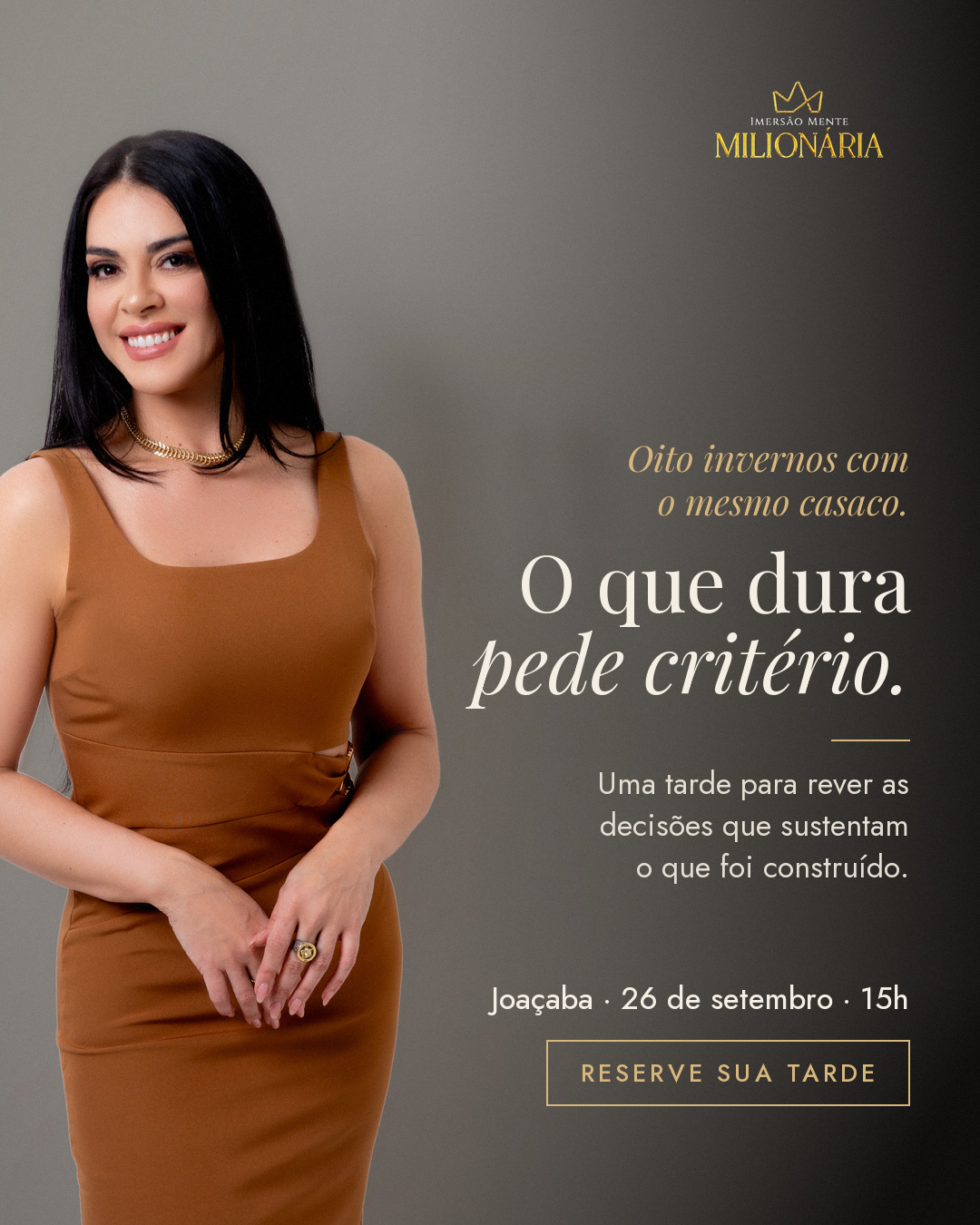O que dura pede critério Joaçaba