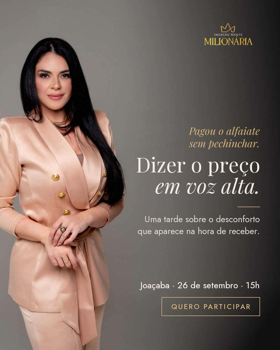 Dizer o preço em voz alta Joaçaba